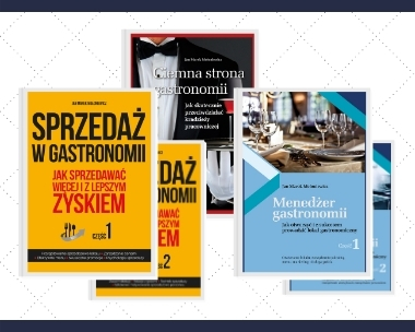 Książki o Gastronomii, zestaw 5 książek